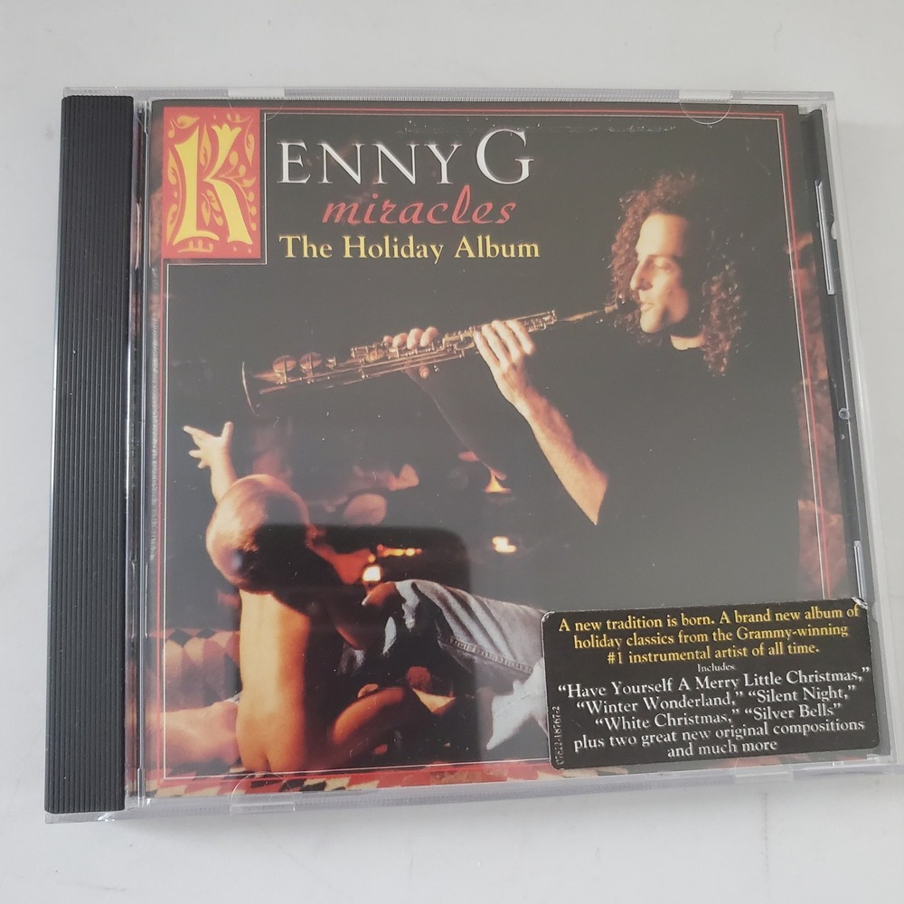 Kenny G Miracles The Holiday Album CD 1994 Arista Smooth Jazz Christmas